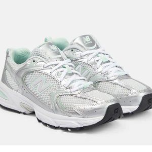 NEW BALANCE 530 mesh sneakers - mint, silver, white Unisex - US Women's SZ 6.5
